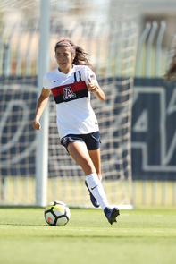 UA soccer player Morgan McGarry UA soccer player Morgan McGarry